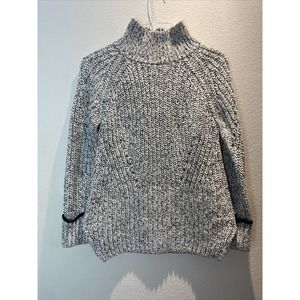 Topshop, Grey Knit Pullover Sweater, Size 2